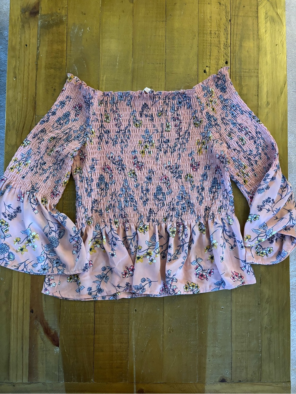 Pink Floral Top